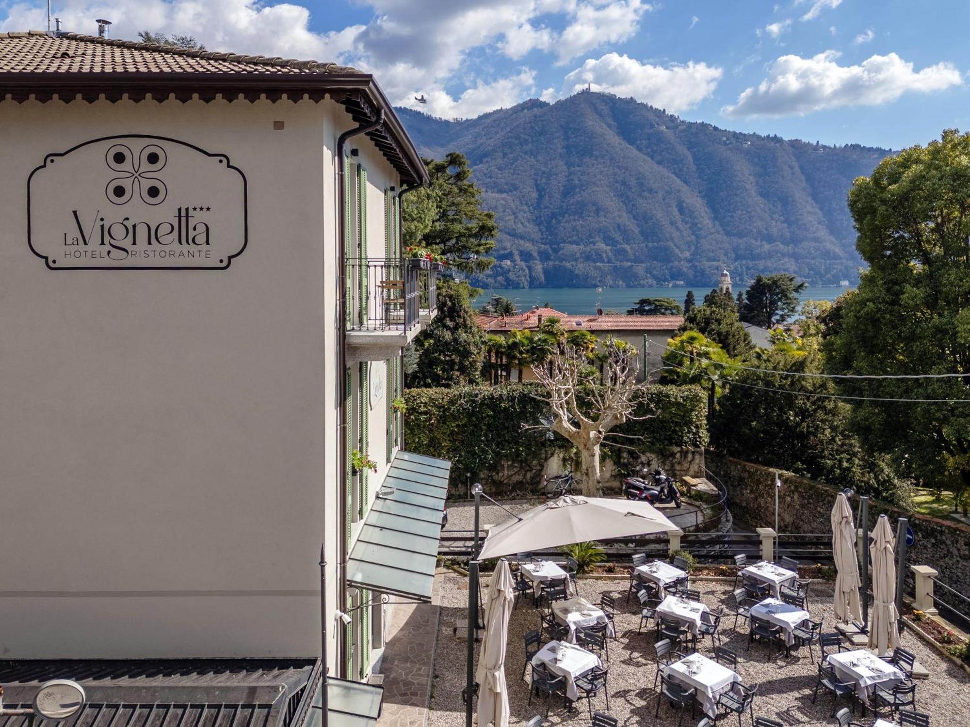 Hotel Ristorante La Vignetta Черноббіо Екстер'єр фото