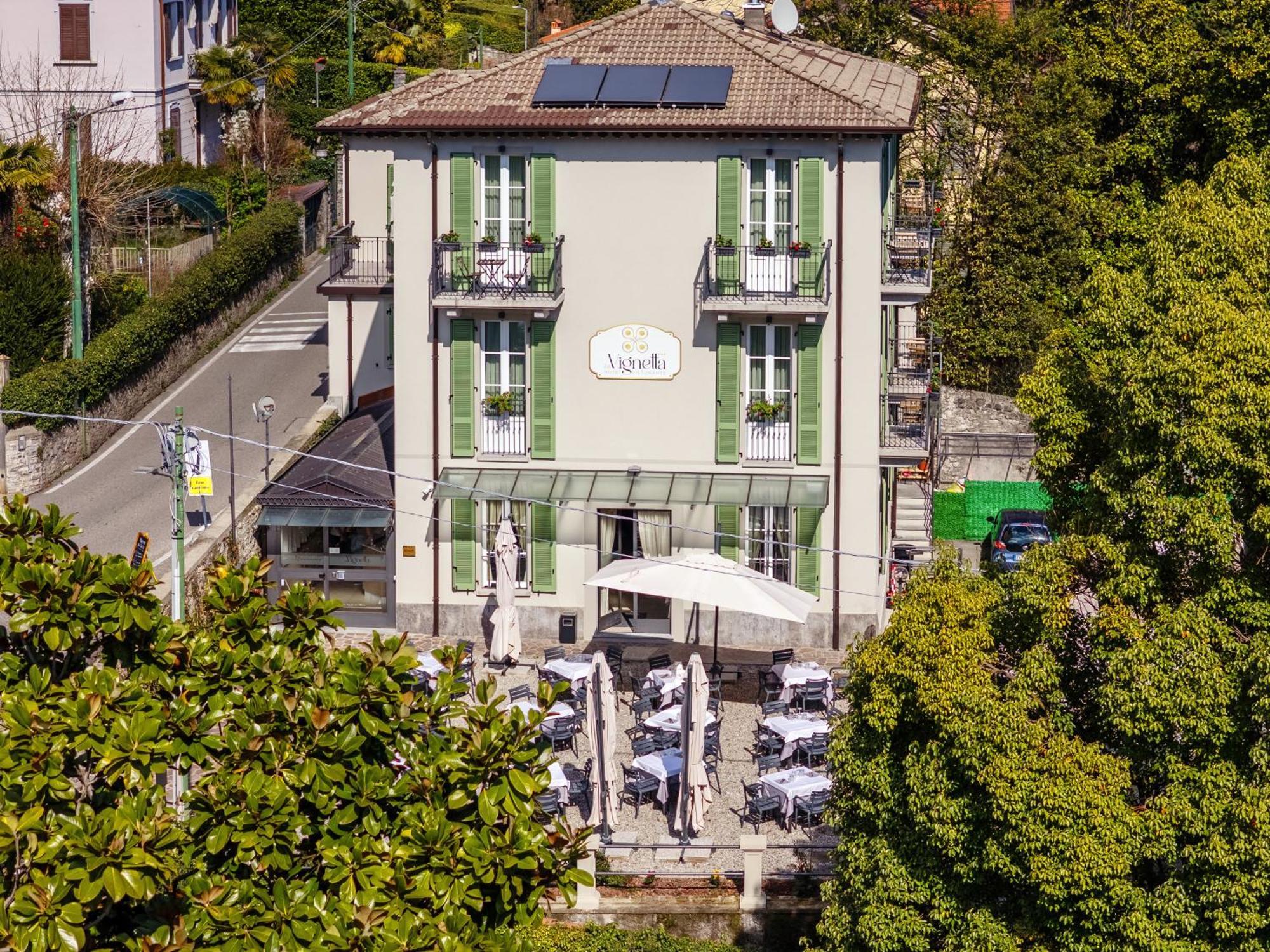 Hotel Ristorante La Vignetta Черноббіо Екстер'єр фото